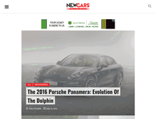 Tablet Screenshot of newcarsreleasedates.com